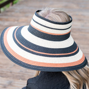 Easy Rollable Straw Visor Hat ( FH-109 )