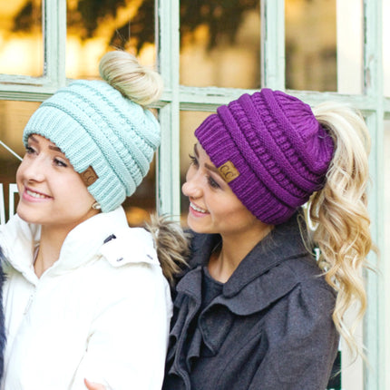 CC Messy Bun/Pony Beanie ( MB-20A )