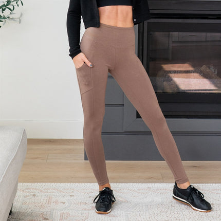 Zenana Brand Everyday Pocket Legging ( OP-1877 )