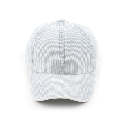 CC Stone-Washed Criss-Cross Corduroy Cap ( BT-1014 )