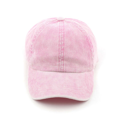 CC Stone-Washed Criss-Cross Corduroy Cap ( BT-1014 )