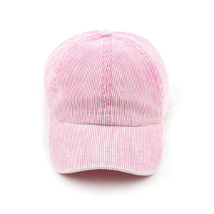 CC Stone-Washed Corduroy Cap ( BT-1014 )