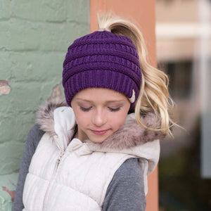 CC Kids Ponytail Beanie ( MB-847 KIDS )