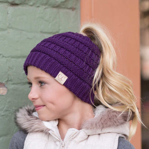 CC Kids Ponytail Beanie ( MB-847 KIDS )