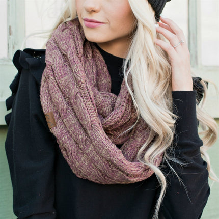 CC Crafted Multi Color Infinity Scarf ( SF-816 )