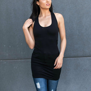 Extra Long Layering Racerback Tank ( S2177 )