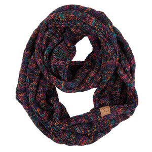 CC Crafted Multi Color Infinity Scarf ( SF-816 )