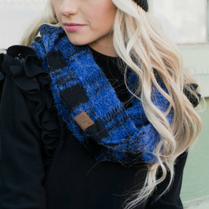 CC Buffalo Plaid Scarf ( SF-55 )