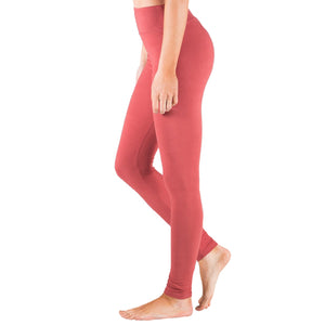 Flat Waist Soft Leggings ( SOL01R-3 )