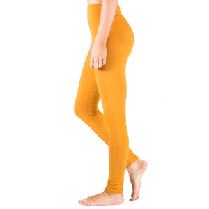 Flat Waist Soft Leggings ( SOL01R-3 )