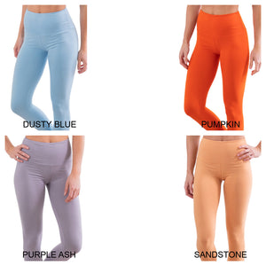 Super Soft 5" Waist | Tummy Control Leggings ( SOL01R-5 )