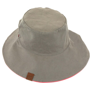 CC Reversible Ponytail Bucket Hat ( ST-2224 )