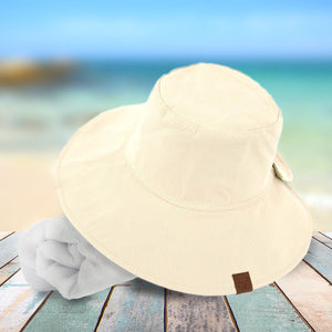 CC Reversible Ponytail Bucket Hat ( ST-2224 )