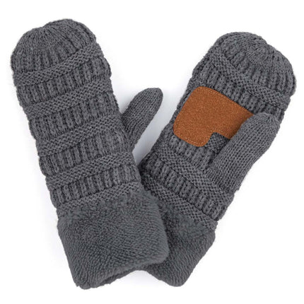 CC Sherpa Lined Mittens | 2 Sizes ( MT-25 ) ( MT-JUNIOR-25 )