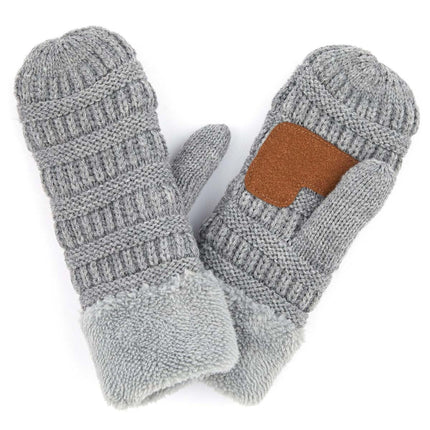 CC Sherpa Lined Mittens | 2 Sizes ( MT-25 ) ( MT-JUNIOR-25 )