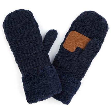 CC Sherpa Lined Mittens | 2 Sizes ( MT-25 ) ( MT-JUNIOR-25 )