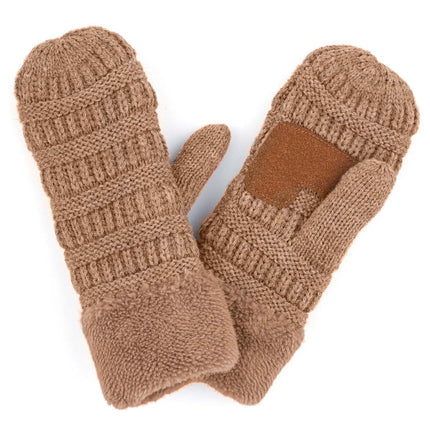 CC Sherpa Lined Mittens | 2 Sizes ( MT-25 ) ( MT-JUNIOR-25 )