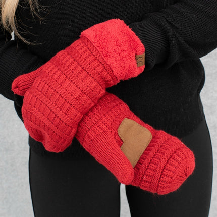 CC Sherpa Lined Mittens | 2 Sizes ( MT-25 ) ( MT-JUNIOR-25 )