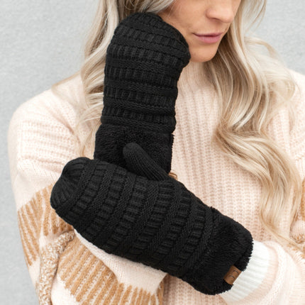 CC Sherpa Lined Mittens | 2 Sizes ( MT-25 ) ( MT-JUNIOR-25 )
