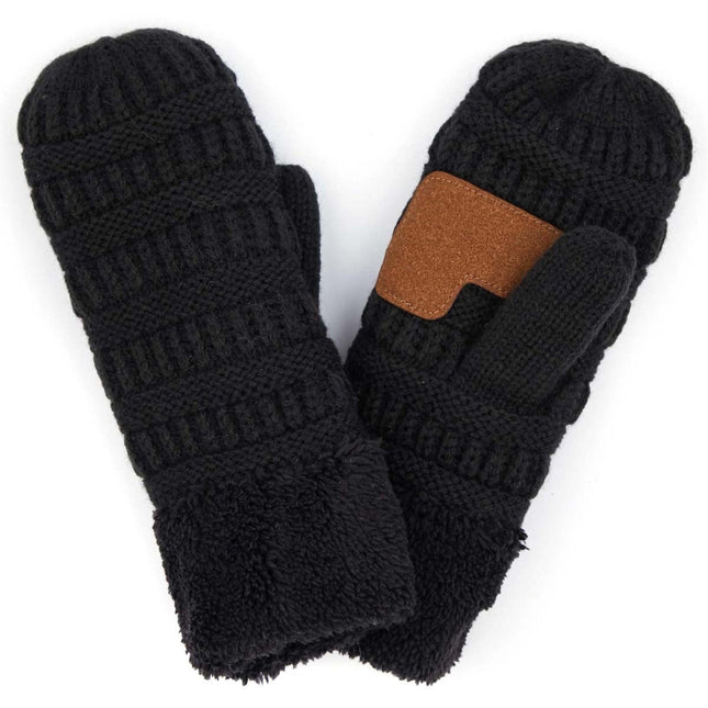 CC Sherpa Lined Mittens | 2 Sizes ( MT-25 ) ( MT-JUNIOR-25 )