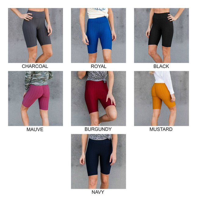 Cellulite Hiding Bermuda Leggings ( T09_BIKER ) CLEARANCE