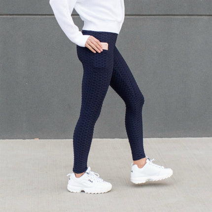 Cellulite Hiding Leggings w/Pockets ( T09PO ) CLEARANCE