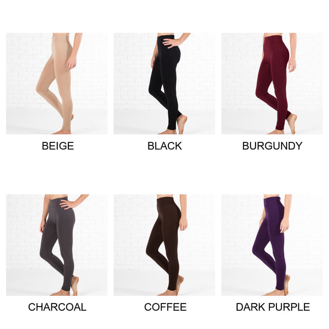 Double Fleece Lined Leggings | Extra Comfy ( TX301 )