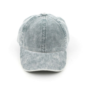 CC Stone-Washed Corduroy Cap ( BT-1014 )