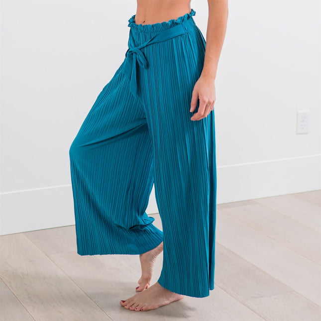 Tie Waist Palazzo Pants ( PB702 )