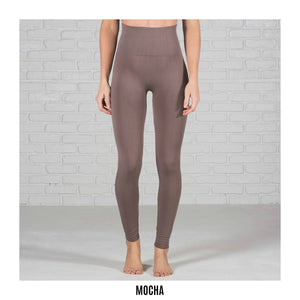 Tummy Control Fleece Lined Leggings | Curvy Added