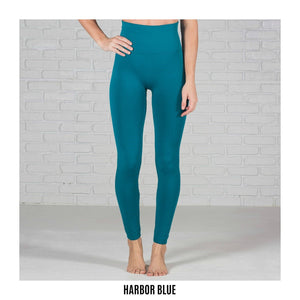 Tummy Control Fleece Lined Leggings | Curvy Added
