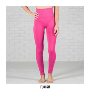 Tummy Control Fleece Lined Leggings | Curvy Added