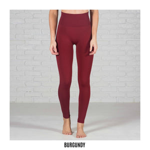 Tummy Control Fleece Lined Leggings | Curvy Added