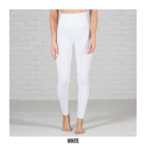 Tummy Control Fleece Lined Leggings | Curvy Added