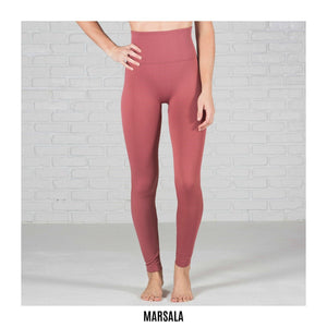 Tummy Control Fleece Lined Leggings | Curvy Added