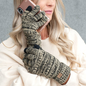 CC Two-Tone Touchscreen Gloves ( G-800 )