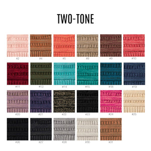 CC Two-Tone Super Soft Beanie ( YJ-800 )