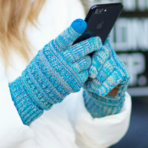 CC Multi Color Touchscreen Gloves 4-Tone ( G-816 )