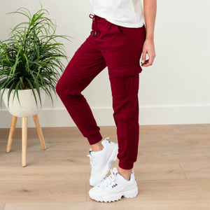 Ultra Soft Joggers With Cargo Pocket | Small-Large Sizes ( CJK01/CA500 )