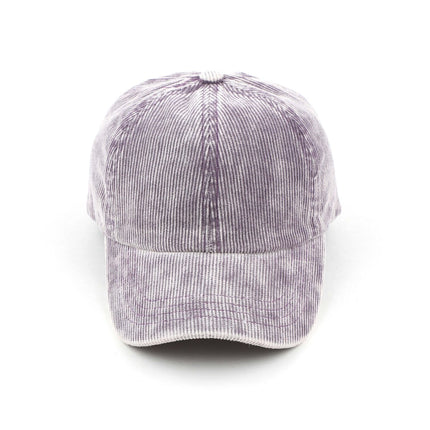 CC Stone-Washed Criss-Cross Corduroy Cap ( BT-1014 )