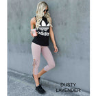 Ultra Soft Lace Up Crop Leggings ( YC1710 ) CLEARANCE
