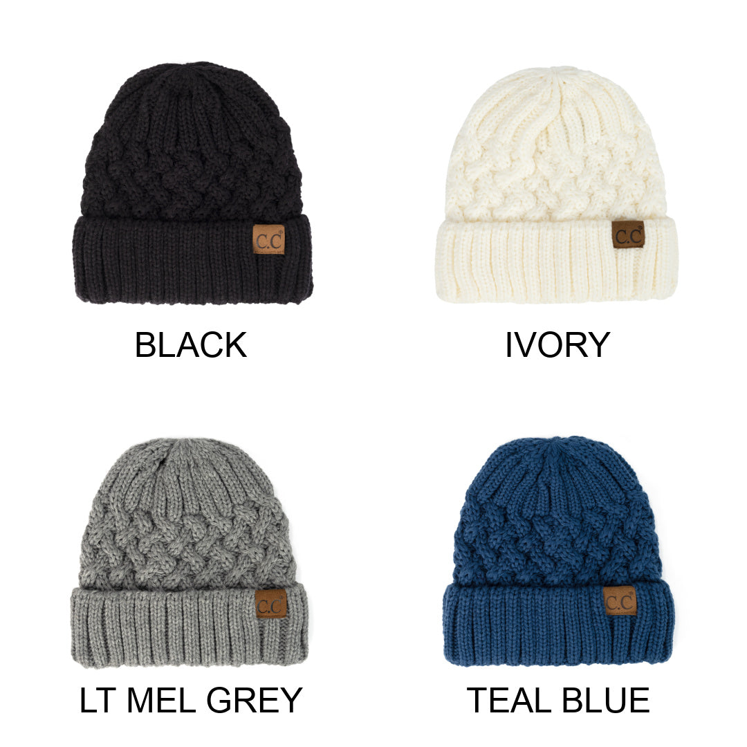 CC Beanie Lattice Pattern ( YJ-1003 )