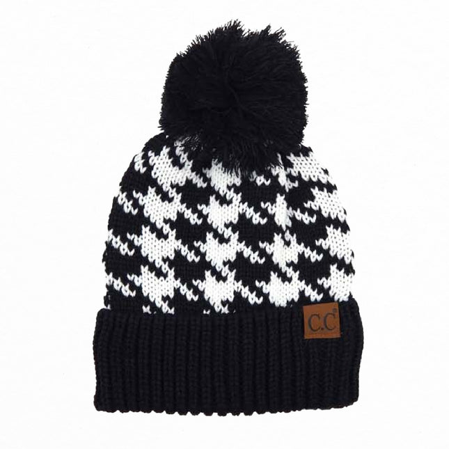 CC Houndstooth Beanie ( YJ-2025 )