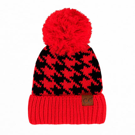 CC Houndstooth Beanie ( YJ-2025 )