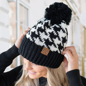 CC Houndstooth Beanie ( YJ-2025 )