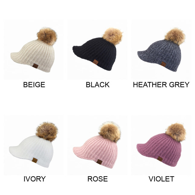 CC Winter Knitted Ball Cap ( YJ-2036 )