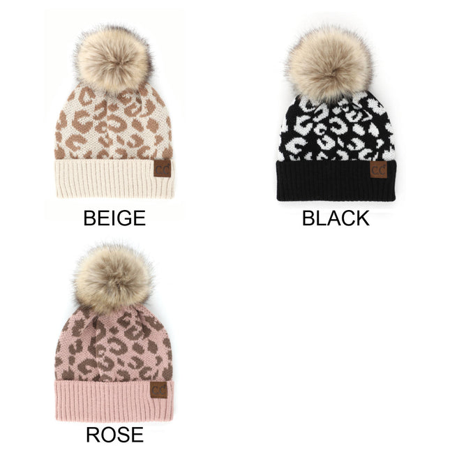 CC Beanie Trending Leopard ( YJ-2091 )