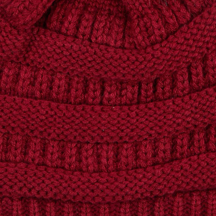 CC Trending Beanie w/ Same Color POM ( YJ-64POM )