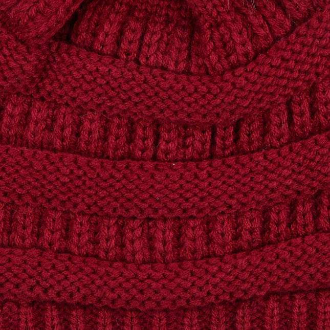 CC Trending Beanie w/ Same Color POM ( YJ-64POM )