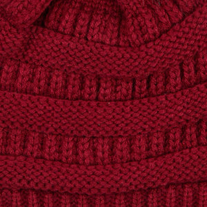 CC Trending Beanie w/ Same Color POM ( YJ-64POM )